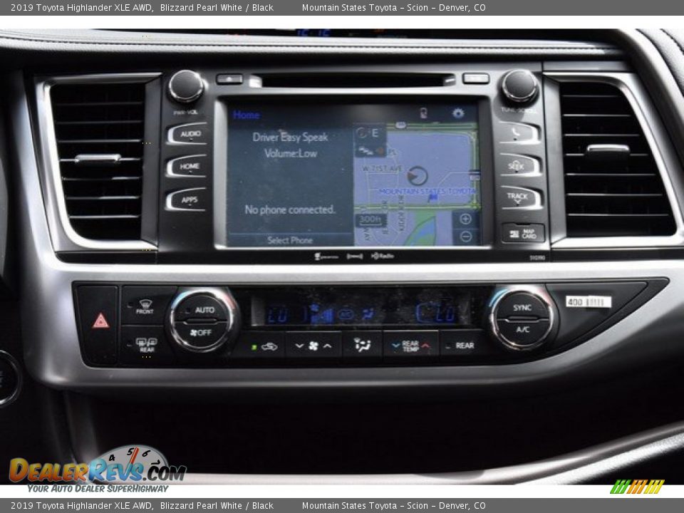 2019 Toyota Highlander XLE AWD Blizzard Pearl White / Black Photo #9