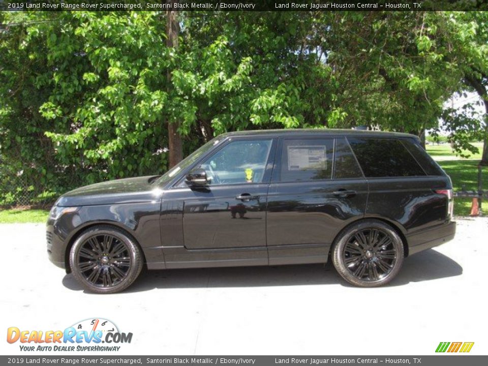 2019 Land Rover Range Rover Supercharged Santorini Black Metallic / Ebony/Ivory Photo #11