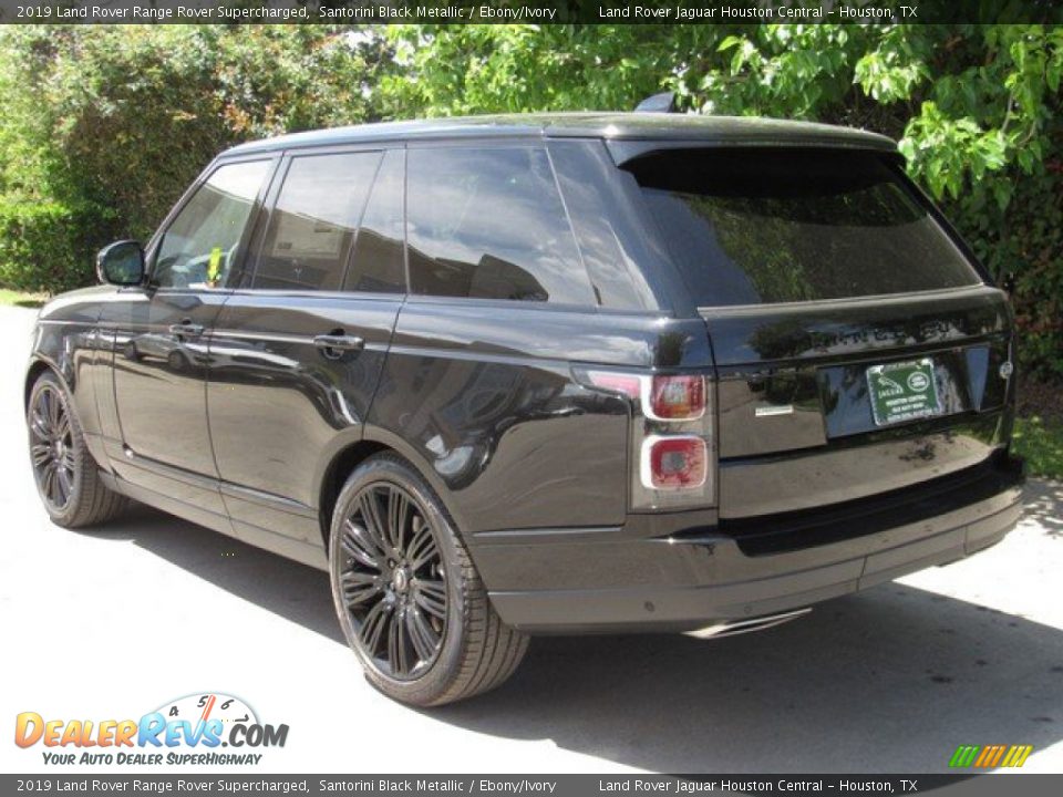 2019 Land Rover Range Rover Supercharged Santorini Black Metallic / Ebony/Ivory Photo #12