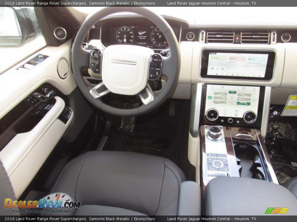 2019 Land Rover Range Rover Supercharged Santorini Black Metallic / Ebony/Ivory Photo #13
