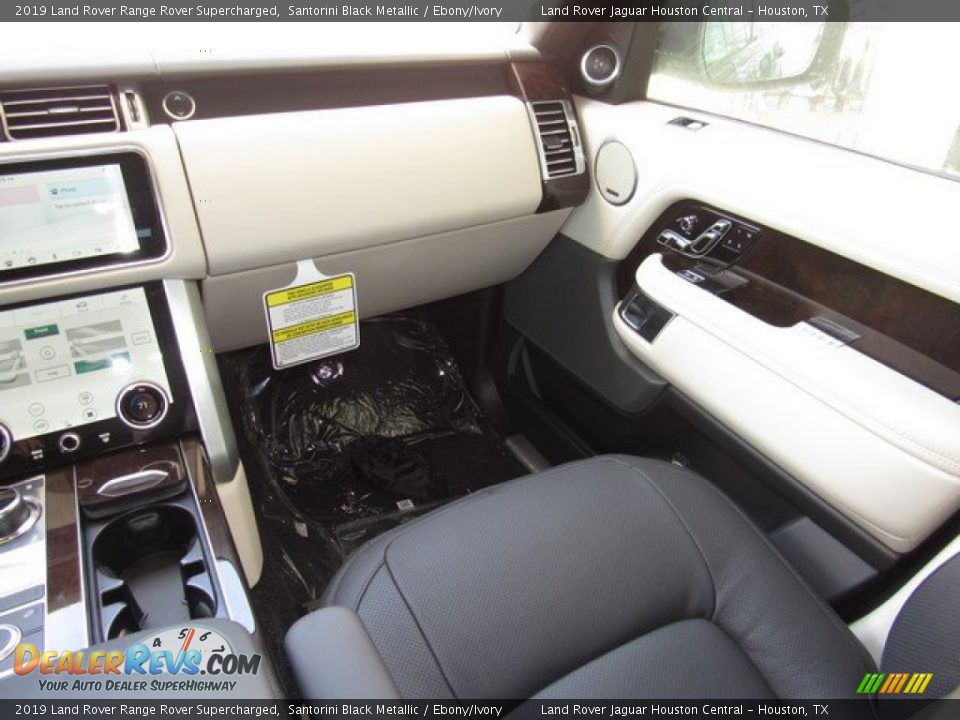 2019 Land Rover Range Rover Supercharged Santorini Black Metallic / Ebony/Ivory Photo #14