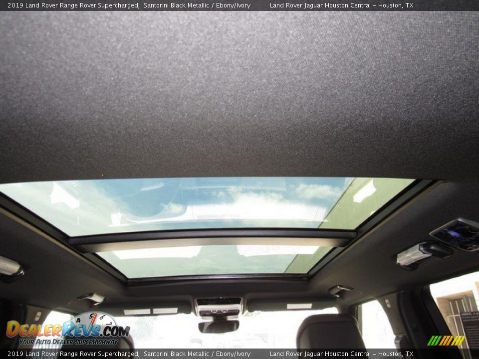 2019 Land Rover Range Rover Supercharged Santorini Black Metallic / Ebony/Ivory Photo #17