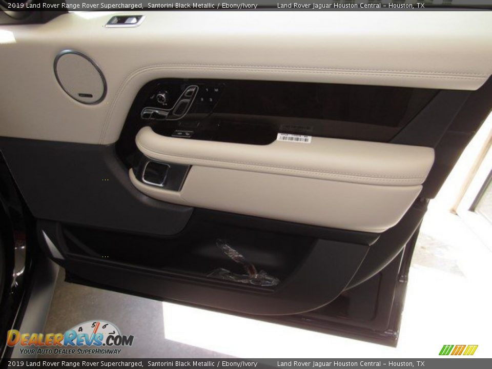 2019 Land Rover Range Rover Supercharged Santorini Black Metallic / Ebony/Ivory Photo #20