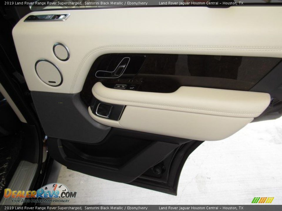 2019 Land Rover Range Rover Supercharged Santorini Black Metallic / Ebony/Ivory Photo #22