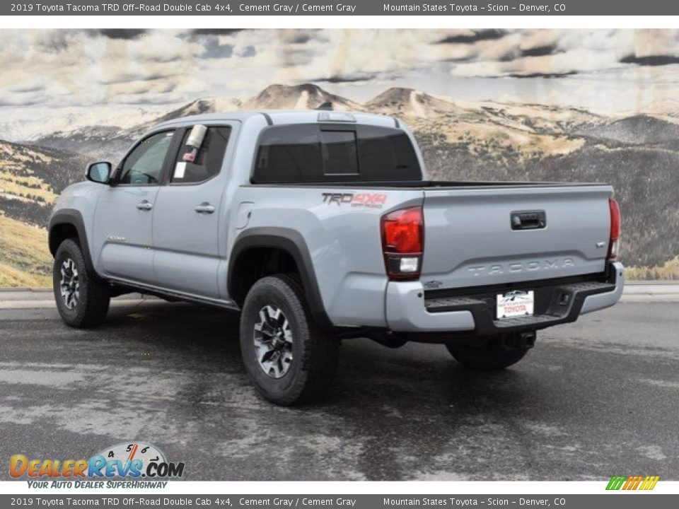 2019 Toyota Tacoma TRD Off-Road Double Cab 4x4 Cement Gray / Cement Gray Photo #3