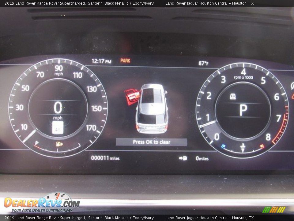 2019 Land Rover Range Rover Supercharged Santorini Black Metallic / Ebony/Ivory Photo #32