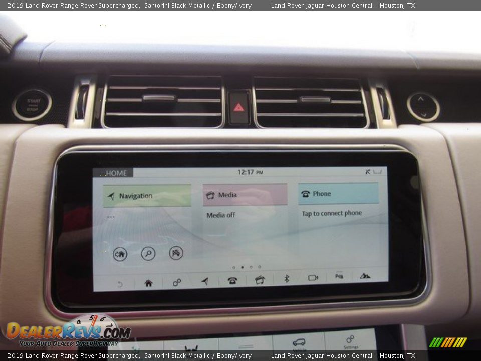 2019 Land Rover Range Rover Supercharged Santorini Black Metallic / Ebony/Ivory Photo #33