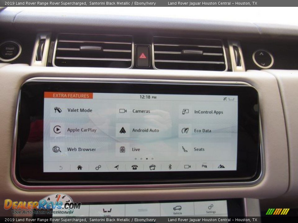 2019 Land Rover Range Rover Supercharged Santorini Black Metallic / Ebony/Ivory Photo #34