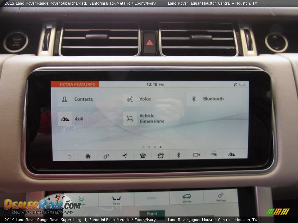 2019 Land Rover Range Rover Supercharged Santorini Black Metallic / Ebony/Ivory Photo #35