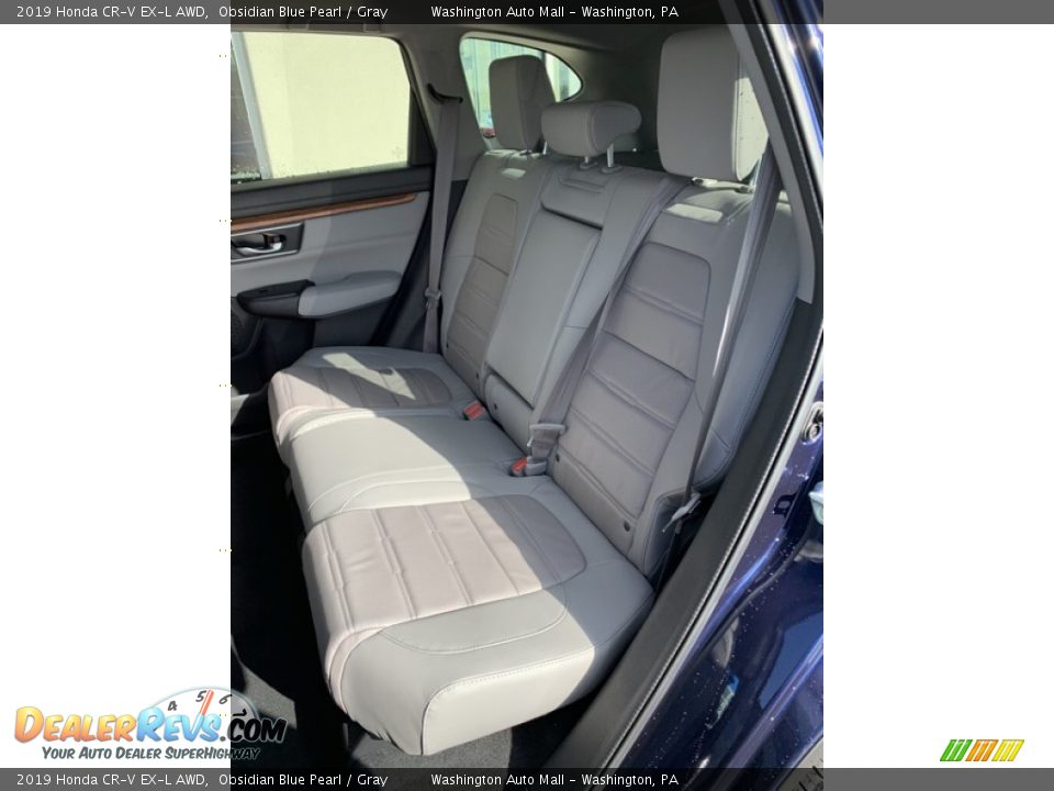 2019 Honda CR-V EX-L AWD Obsidian Blue Pearl / Gray Photo #18