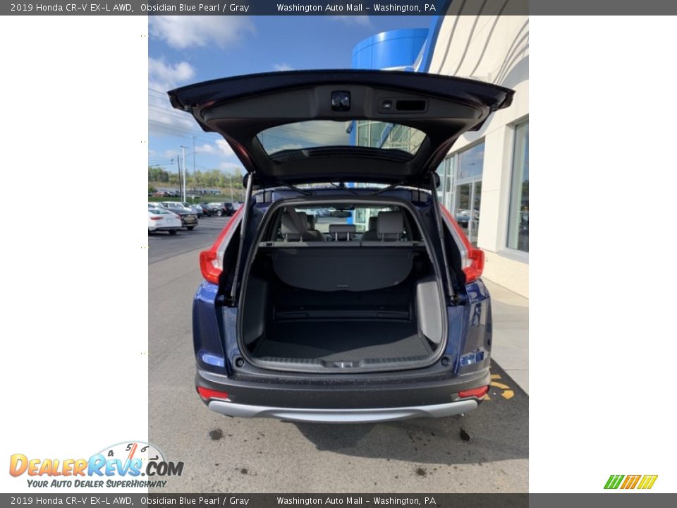 2019 Honda CR-V EX-L AWD Obsidian Blue Pearl / Gray Photo #20