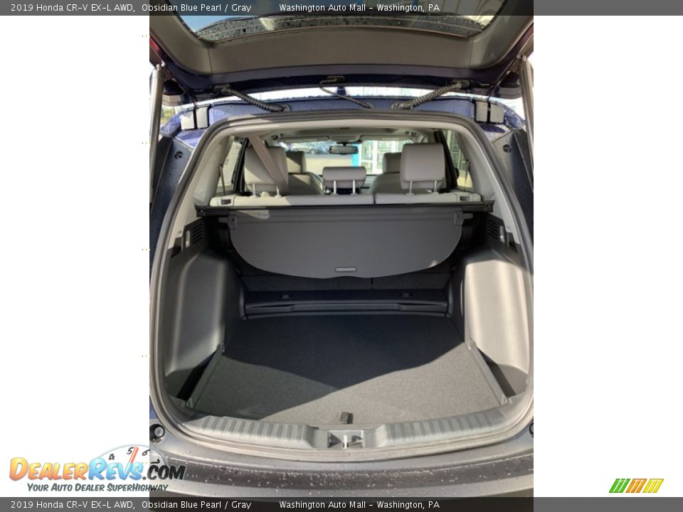 2019 Honda CR-V EX-L AWD Obsidian Blue Pearl / Gray Photo #21