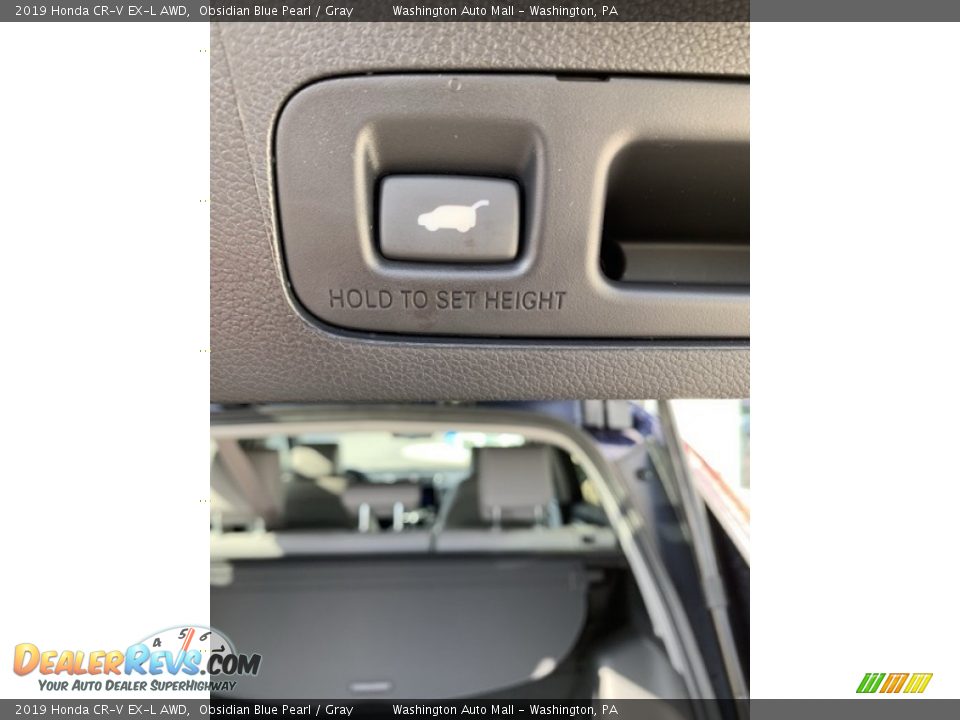 2019 Honda CR-V EX-L AWD Obsidian Blue Pearl / Gray Photo #22