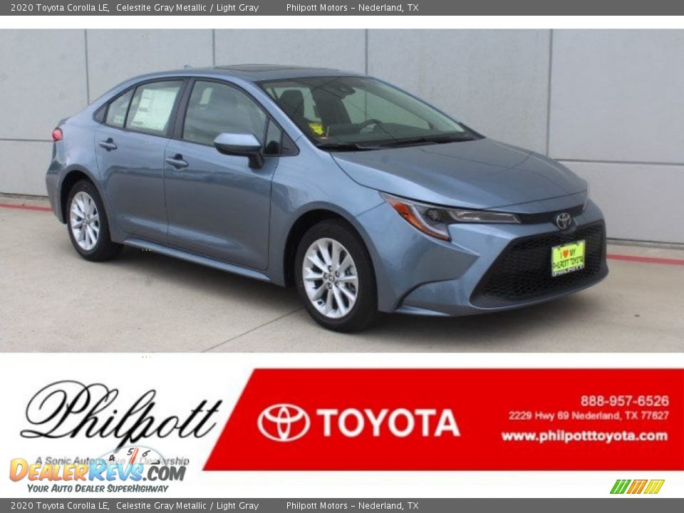 2020 Toyota Corolla LE Celestite Gray Metallic / Light Gray Photo #1