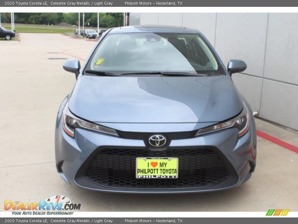 2020 Toyota Corolla LE Celestite Gray Metallic / Light Gray Photo #3