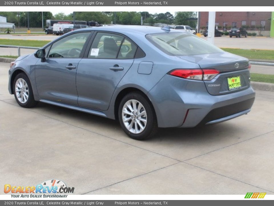 2020 Toyota Corolla LE Celestite Gray Metallic / Light Gray Photo #6