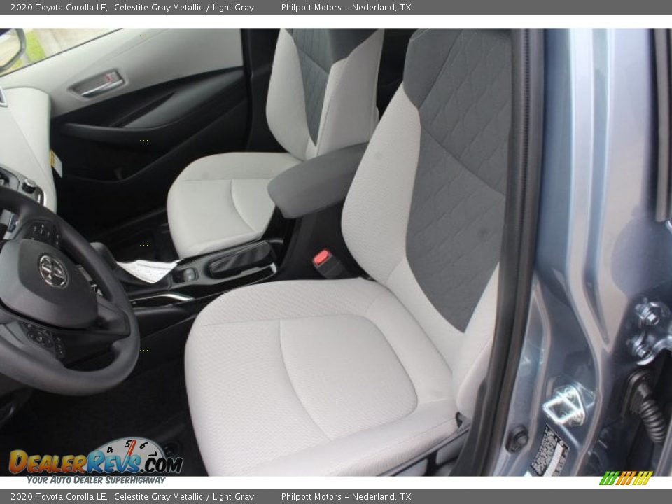 Front Seat of 2020 Toyota Corolla LE Photo #10