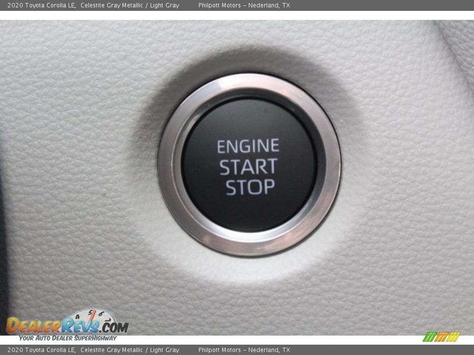 2020 Toyota Corolla LE Celestite Gray Metallic / Light Gray Photo #14
