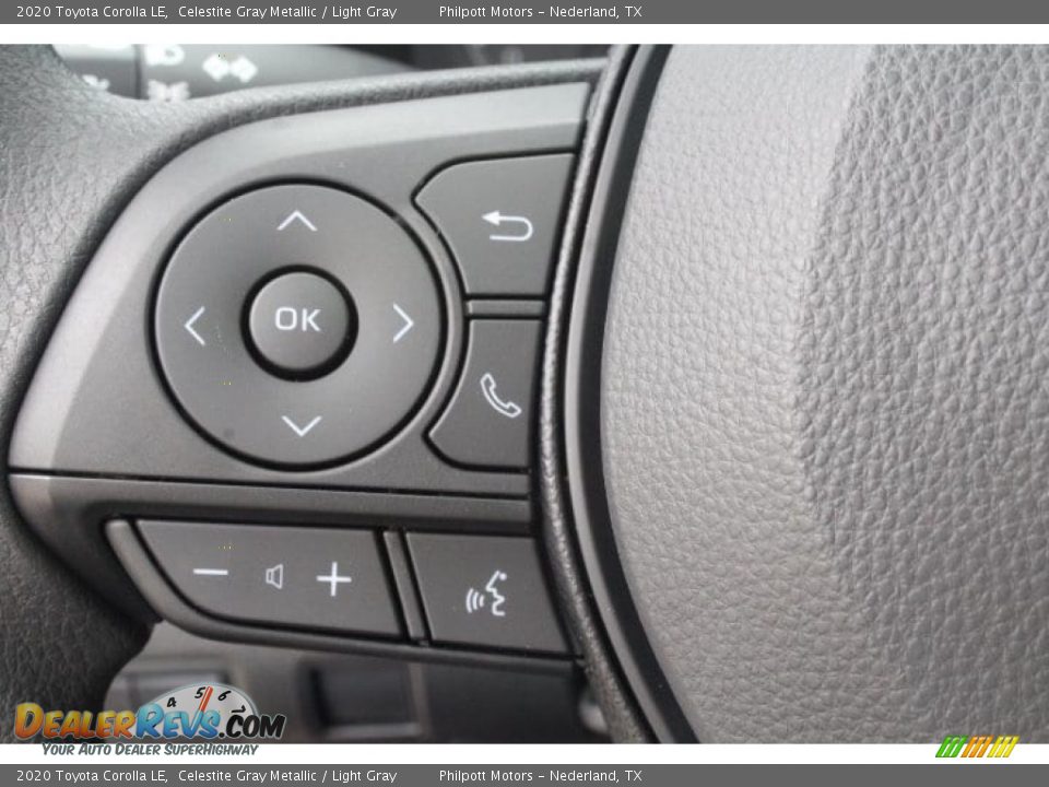 2020 Toyota Corolla LE Steering Wheel Photo #15
