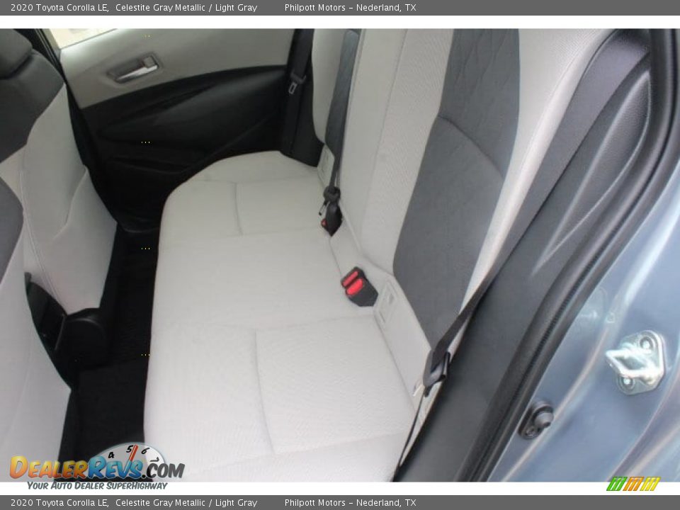 Rear Seat of 2020 Toyota Corolla LE Photo #18