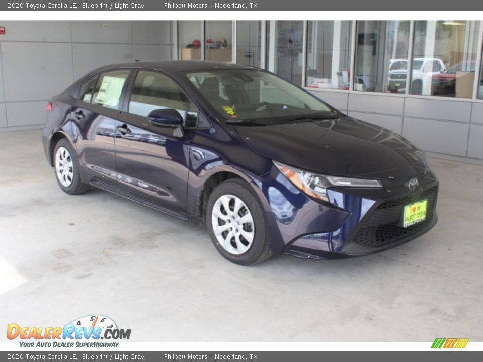2020 Toyota Corolla LE Blueprint / Light Gray Photo #2