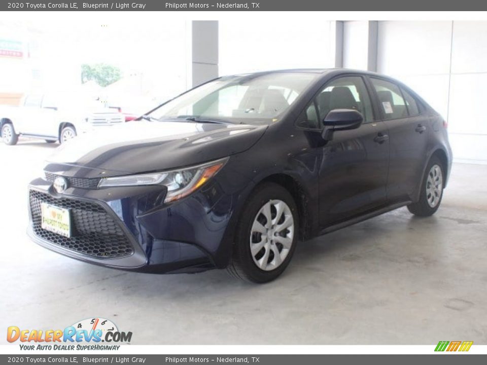 2020 Toyota Corolla LE Blueprint / Light Gray Photo #4