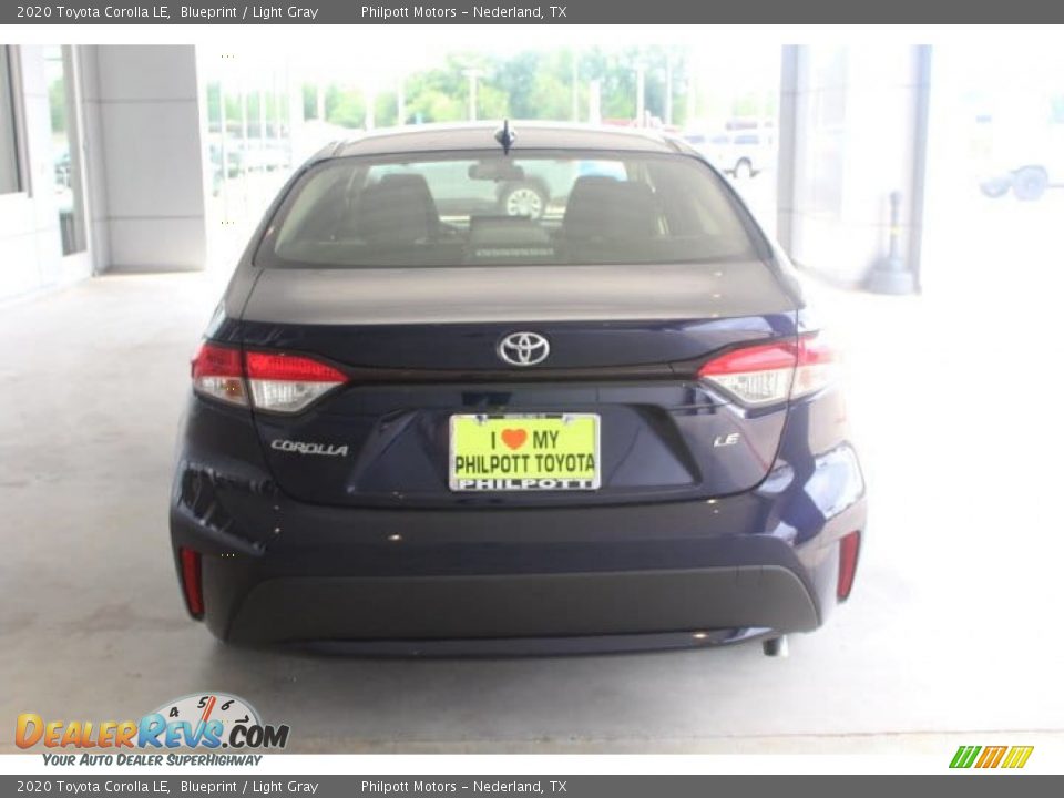 2020 Toyota Corolla LE Blueprint / Light Gray Photo #7