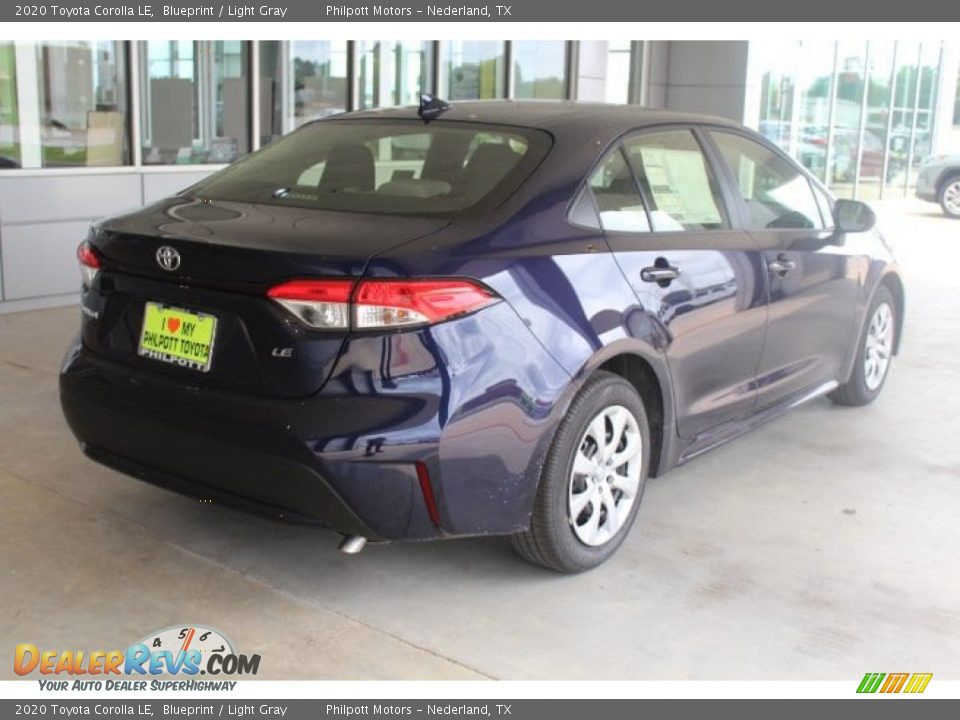2020 Toyota Corolla LE Blueprint / Light Gray Photo #8