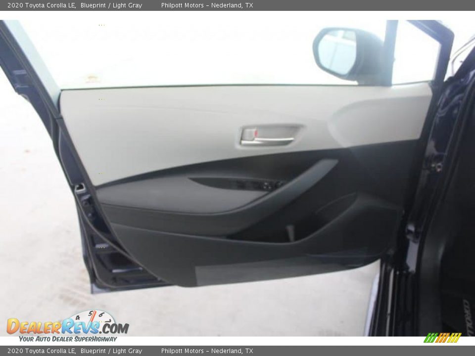 2020 Toyota Corolla LE Blueprint / Light Gray Photo #9