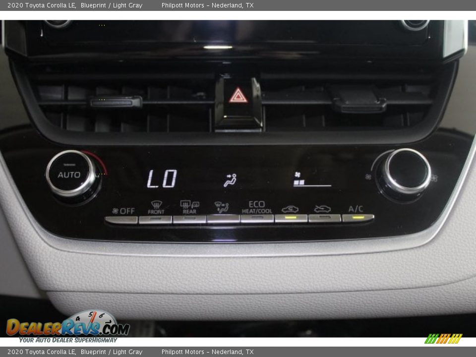 2020 Toyota Corolla LE Blueprint / Light Gray Photo #12