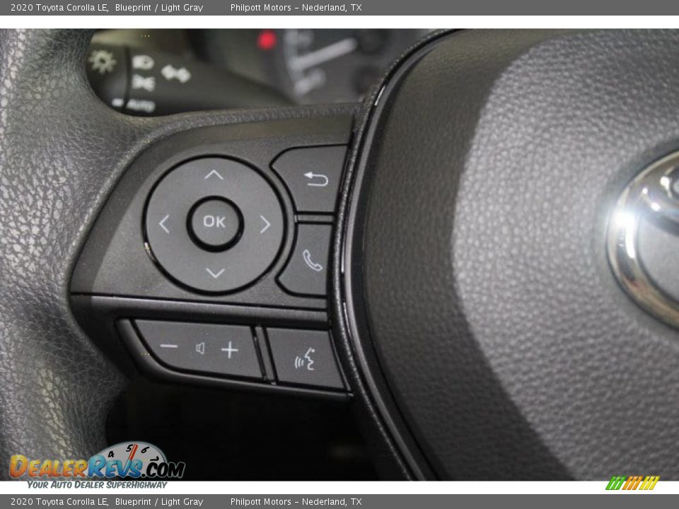 2020 Toyota Corolla LE Blueprint / Light Gray Photo #14