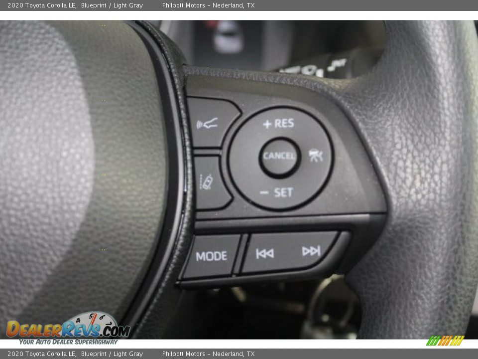2020 Toyota Corolla LE Blueprint / Light Gray Photo #15