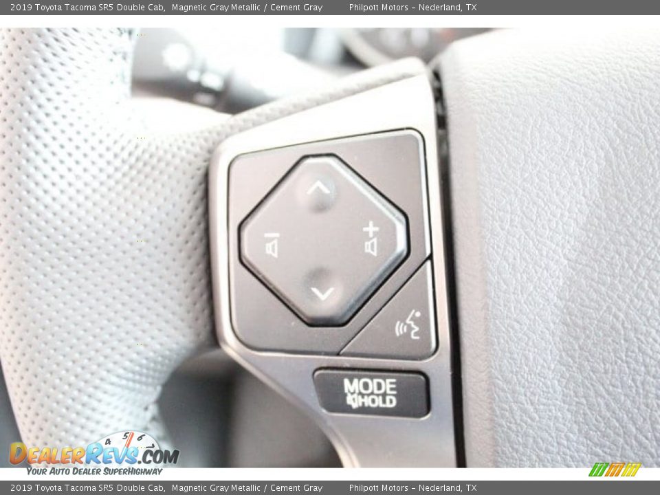 2019 Toyota Tacoma SR5 Double Cab Magnetic Gray Metallic / Cement Gray Photo #15