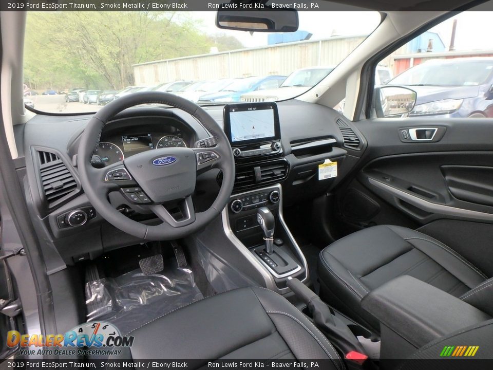 Ebony Black Interior - 2019 Ford EcoSport Titanium Photo #13