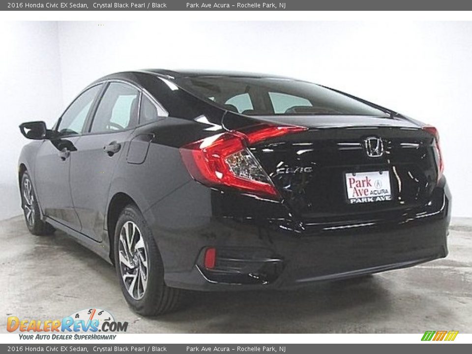 2016 Honda Civic EX Sedan Crystal Black Pearl / Black Photo #1
