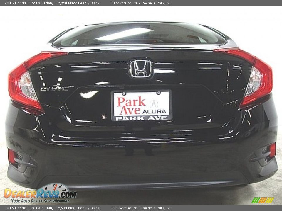 2016 Honda Civic EX Sedan Crystal Black Pearl / Black Photo #2