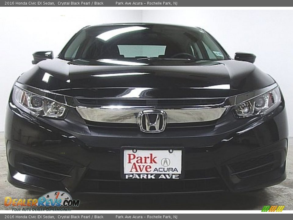 2016 Honda Civic EX Sedan Crystal Black Pearl / Black Photo #4