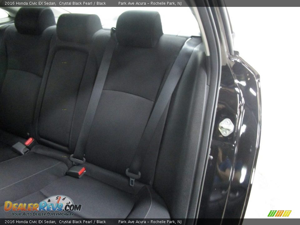 2016 Honda Civic EX Sedan Crystal Black Pearl / Black Photo #9