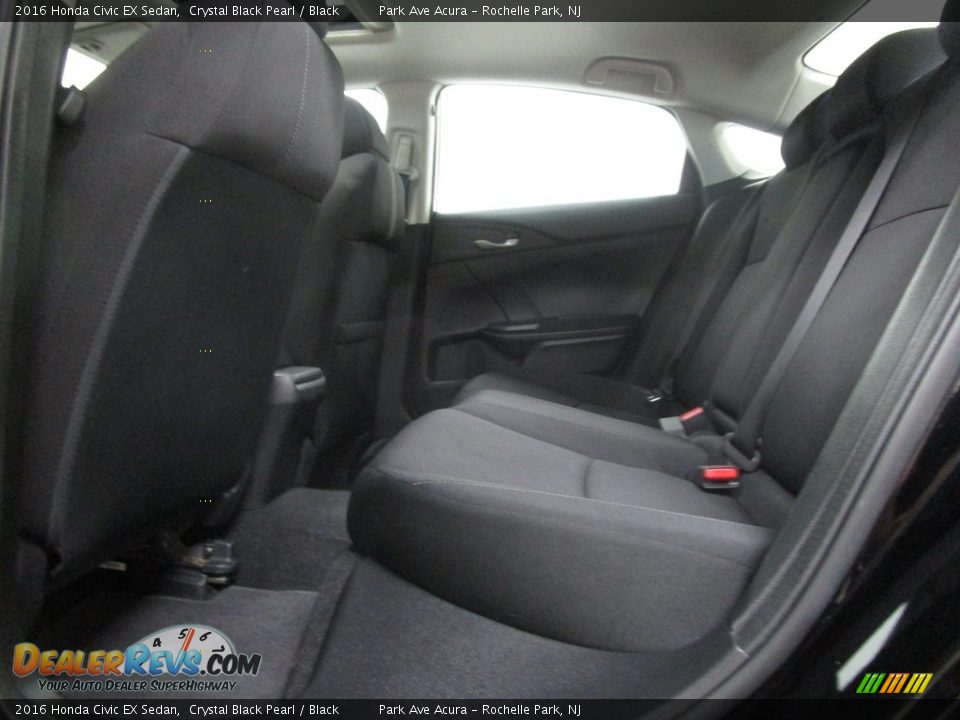 2016 Honda Civic EX Sedan Crystal Black Pearl / Black Photo #10