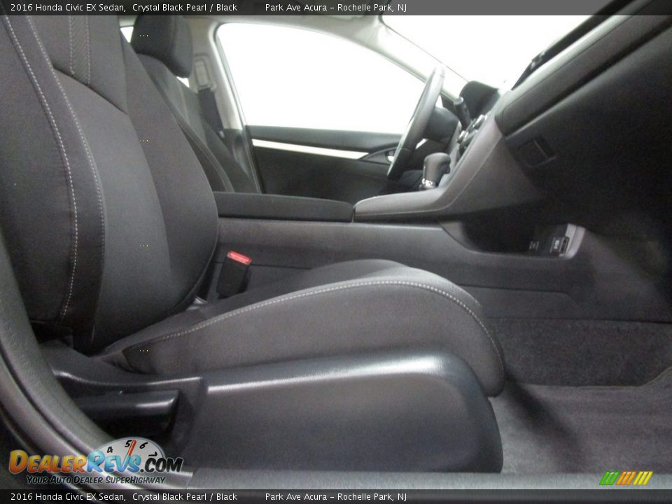 2016 Honda Civic EX Sedan Crystal Black Pearl / Black Photo #13