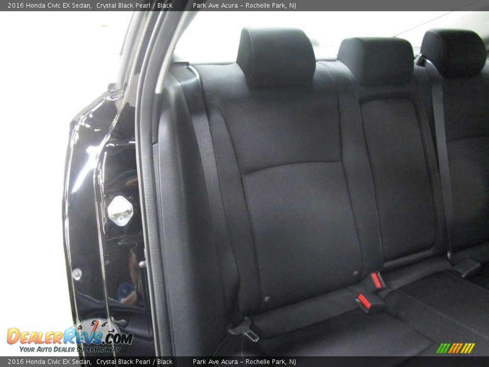 2016 Honda Civic EX Sedan Crystal Black Pearl / Black Photo #15