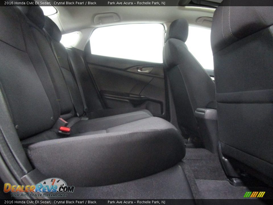 2016 Honda Civic EX Sedan Crystal Black Pearl / Black Photo #16