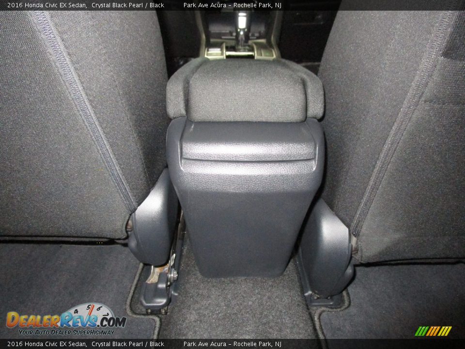 2016 Honda Civic EX Sedan Crystal Black Pearl / Black Photo #17