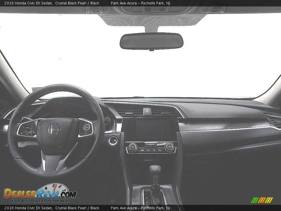 2016 Honda Civic EX Sedan Crystal Black Pearl / Black Photo #20