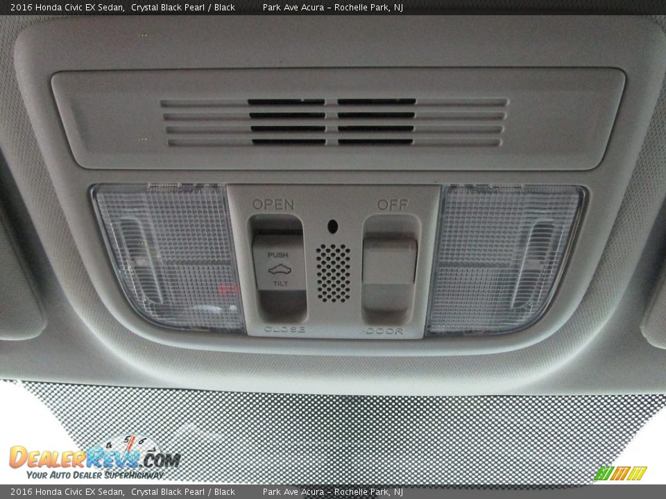 2016 Honda Civic EX Sedan Crystal Black Pearl / Black Photo #25