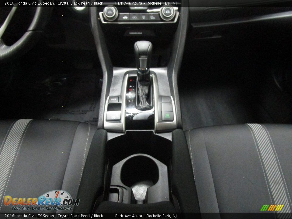 2016 Honda Civic EX Sedan Crystal Black Pearl / Black Photo #26