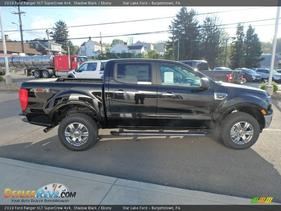 Shadow Black 2019 Ford Ranger XLT SuperCrew 4x4 Photo #4