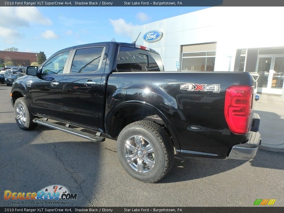 2019 Ford Ranger XLT SuperCrew 4x4 Shadow Black / Ebony Photo #7