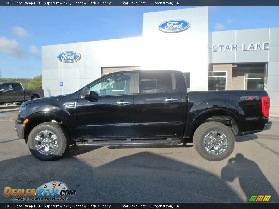 2019 Ford Ranger XLT SuperCrew 4x4 Shadow Black / Ebony Photo #8