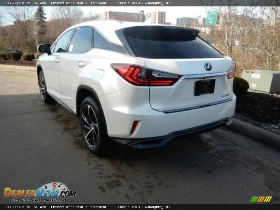 2019 Lexus RX 350 AWD Eminent White Pearl / Parchment Photo #4
